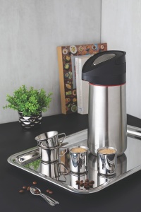 Tramontina Buena Serviertablett 61712-480 Tava din inox 49 x 33 cm rezistenta si usor de curatat - Img 2