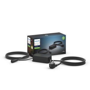 Transformator exterior Philips Hue, 40 W, IP67, negru