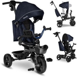 Tricicleta Lionelo Kori pentru copii 15-5 ani cadru din magneziu roti din PU scaun rotativ