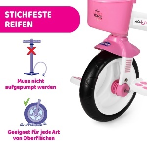 Tricicleta pentru copii Chicco U-GO 2in1 tricicleta pentru fete si baieti cu maner reglabil pe inaltime centura de siguranta si cos de depozitare max  - Img 7