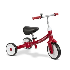 Tricicleta Radio Flyer pentru joaca, tricicleta rosie pentru copii mici, bicicleta fara pedale si vehicul pentru copii de la 1 la 3 ani - Img 10