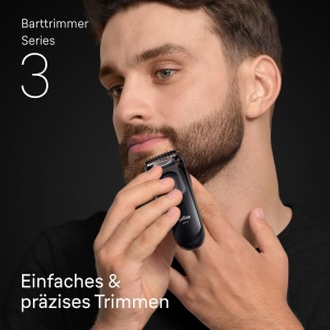 Trimmer barba Braun Series 3 BT3520, negru, 40 lungimi, 50 min autonomie - Img 2