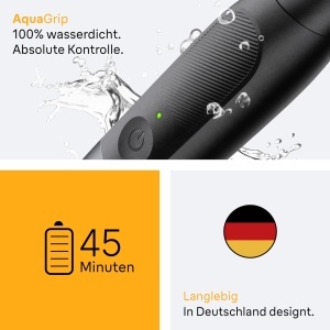 Trimmer Braun XT5, Rasierer Electric, 8 Accesorii, 100 Rezistent la Apa, Gri - Img 6