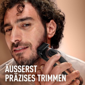 Trimmer de barba King C. Gillette PRO, 40 lungimi, kabellos, inclus mini shampoo si balsam - Img 2