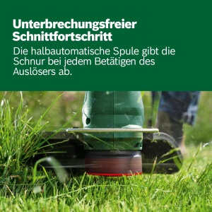 Trimmer de gazon Bosch UniversalGrassCut 18V-26-500, 26 cm, 2 kg - Img 4