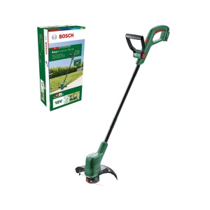 Trimmer de iarba cu acumulator Bosch EasyGrassCut 18V-26 (fara baterie, sistem de 18 volti, diametru cerc de taiere: 26 cm, in cutie)