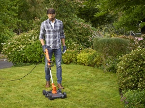 Trimmer multifunctional BLACKDECKER BESTA530CM, 550W, 30 cm latime taiere - Img 2