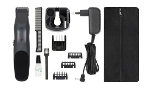 Trimmer pentru barba Wahl Groomsman 9918-1416, cu acumulator si cablu, 60 min autonomie
