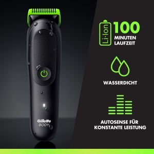 Trimmer si Rasierer GilletteLabs i5 pentru Barbati, 3 Kame, Design Waterproof - Img 4
