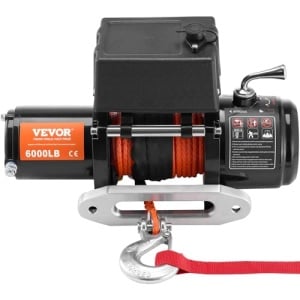 Troliu electric VEVOR S6000 12V DC 2722 kg IP55 cu telecomanda wireless si cablata - Img 11