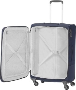 Troller Samsonite Base Boost, 78 cm, 105 L, Albastru Navy, Usor si Extensibil - Img 3