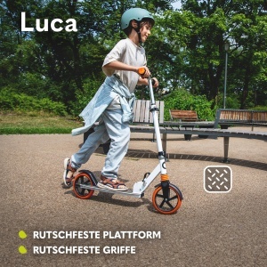 Trotineta LIONELO Luca, pliabila, 200 mm roti PU, suport 100 kg - Img 5