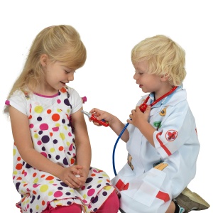 Trusa de doctor Theo Klein 4431 cu accesorii Stetoscop, seringa, termometru - Img 2