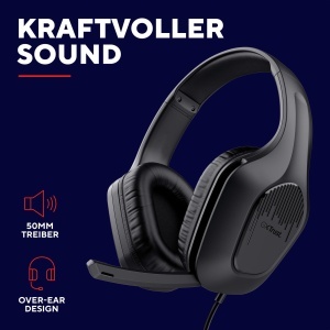 Trust Gaming GXT 418 Rayne Gaming Headset Negru Driveri 50 mm Compatibil Multiplatforma - Img 5