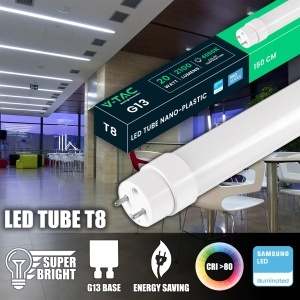 Tub LED V-TAC 150 CM T8 20W 2100 Lumen Culoare 6500K - Img 8