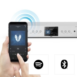 Tuner HiFi Hama DIT2105SBTX, Digital, Bluetooth, Culoare Argintie - Img 3