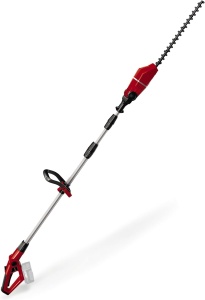 Tuns gard viu telescopic cu acumulator Einhell GE-HH 18/45 Li T-Solo Power X-Change (Li-Ion, 18 V, lungime lama 45 cm, lama din otel diamantat, fara baterie si incarcator) - Img 1