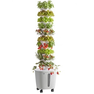 Turn hidroponic VEVOR, 50 capsule, 10 niveluri, rezervor 20L, control aplicatie