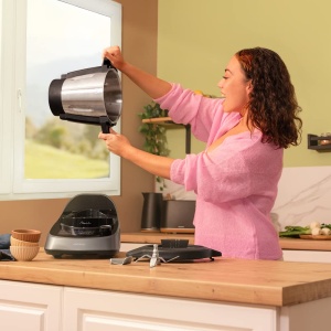 Ulcior ceramic Cecotec Habana Easy. Capacitate 3,3 litri, Ulcior din otel inoxidabil cu acoperire ceramica, Acoperire antiaderenta, Ideal pentru aluaturi si sosuri, Compatibil cu Mambo Touch - Img 3
