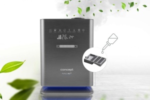 Umidificator Concept ZV2021, 4.6L, 350mlh, cu Aromadiffuzor si UVC, Gri - Img 2