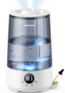Umidificator Homvana H101 36L SilentSpray Tehnologie 16dB Aromaterapie Gri