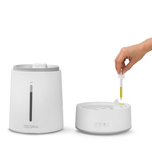 Umidificator ZEEGMA Vers IONI cu functie de ionizare a aerului si aromaterapie, 260 ml/h, Higrometru, Senzor de umiditate, Temporizator integrat, 4 moduri de umidificare, Eficient energetic - Img 8