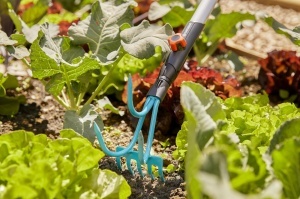 Unealta de gradinarit Gardena combisystem 2-in-1, turcoaz-negru, 9 cm - Img 4