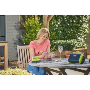 Unealta rotativa cu acumulator RYOBI 18 V ONE+ RRT18-0, diametru de prindere 3,2 mm, cablu 91,5 cm, 15 accesorii, maner GripZone, fara baterie si incarcator - Img 2