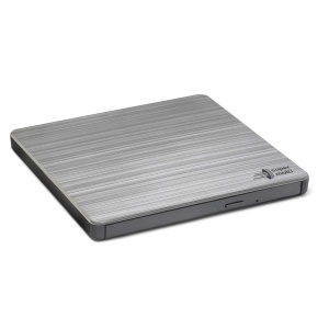 Unitate externa DVD Hitachi-LG GP60, portabila, USB 2.0, argintie - Img 1