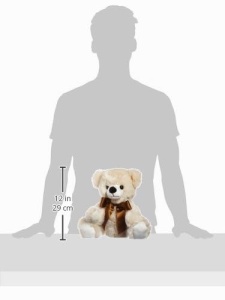 Ursulet de Plus Steiff Bobby Schlenker, 40 cm, Culoare Crem, Jucarie pentru Copii - Img 2
