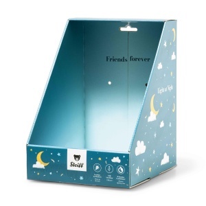 Ursulet de plus Steiff Caspar 28cm, culoare bej, lampa de noapte - Img 8