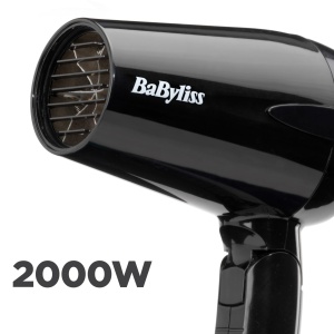 Uscator de par BaByliss 2000W, pliabil, universal, negruportocaliu - Img 5