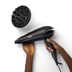 Uscator de par BaByliss Turbo Smooth D572DE, 2200W, Anti-Frizz, Negru - Img 4