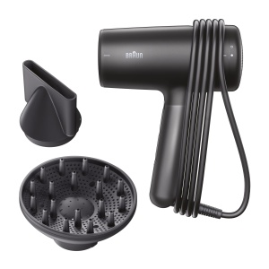 Uscator de par Braun BRHD425E, 2100W, Super IONTEC, 3 trepte de temperatura si viteza