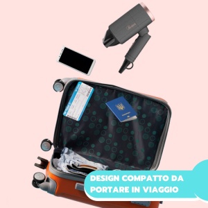 Uscator de par compact Ardes ARPHON01 1200W cu maner pliabil si concentrator - Img 6