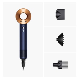 Uscator de par Dyson Supersonic Nural, noapte albastracupru, 3 atasamente - Img 3