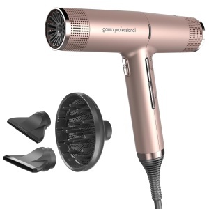 Uscator de par GA.MA iQ Perfect, 1600 W, Oxy-Active, Gold Rose
