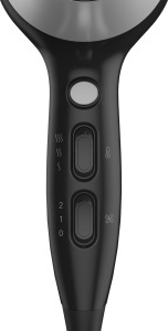 Uscator de par Grundig HD 6080 B, 2200 W, Ioni, NegruSilver - Img 4