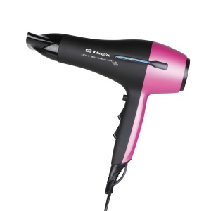 Uscator de par Orbegozo SE 2320, 2200 W, Negru si Roz