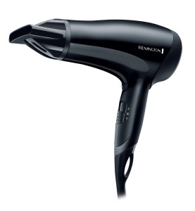 Uscator de par REMINGTON D3010 Power Dry 2000W, negru, cu functie Eco