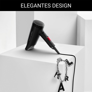 Uscator de par Rowenta x Karl Lagerfeld CV184L, compact, puternic, negru - Img 8