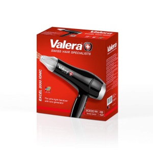 Uscator de par Valera Excel 2000 Ionic, 2000 W, ultraleger, negru - Img 2