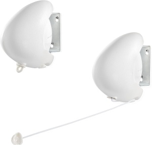 Uscator de rufe pe perete Leifheit Rollfix Single 80 Longline, 8m, pentru interior si exterior