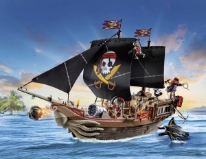 Vapor pirat PLAYMOBIL 71530, 137 piese, accesoriu pentru copii de la 4 ani - Img 3
