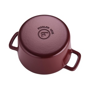 Vas de gatit din fonta Fissler Moments, 20 cm, burgund, cu functie AromaStar - Img 4