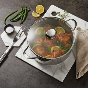 Vas de gatit Metaltex ICONA, inox, 32 cm, 10 l - Img 5