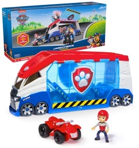 Vehicul de salvare PAW Patrol Patroller cu Ryder si ATV, 6 locuri, sunete
