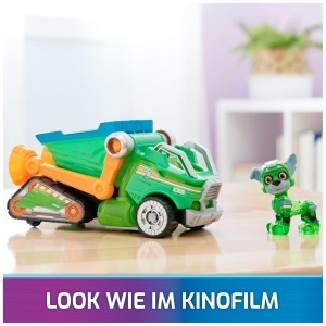 Vehicul de salvare PAW Patrol Rocky cu efecte de lumina si sunet, 17 cm - Img 2