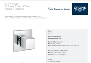 Ventil Superior Grohe Universal Cube, Adancime Reglabila 20-80 mm - Img 4