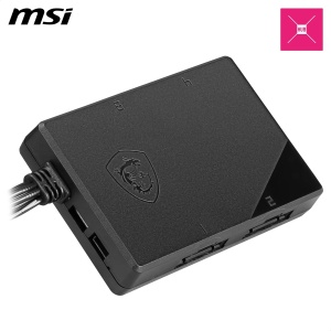 Ventilator ARGB MSI MPG EZ120 WHITE, 120 mm, PWM, design magnetic - Img 6